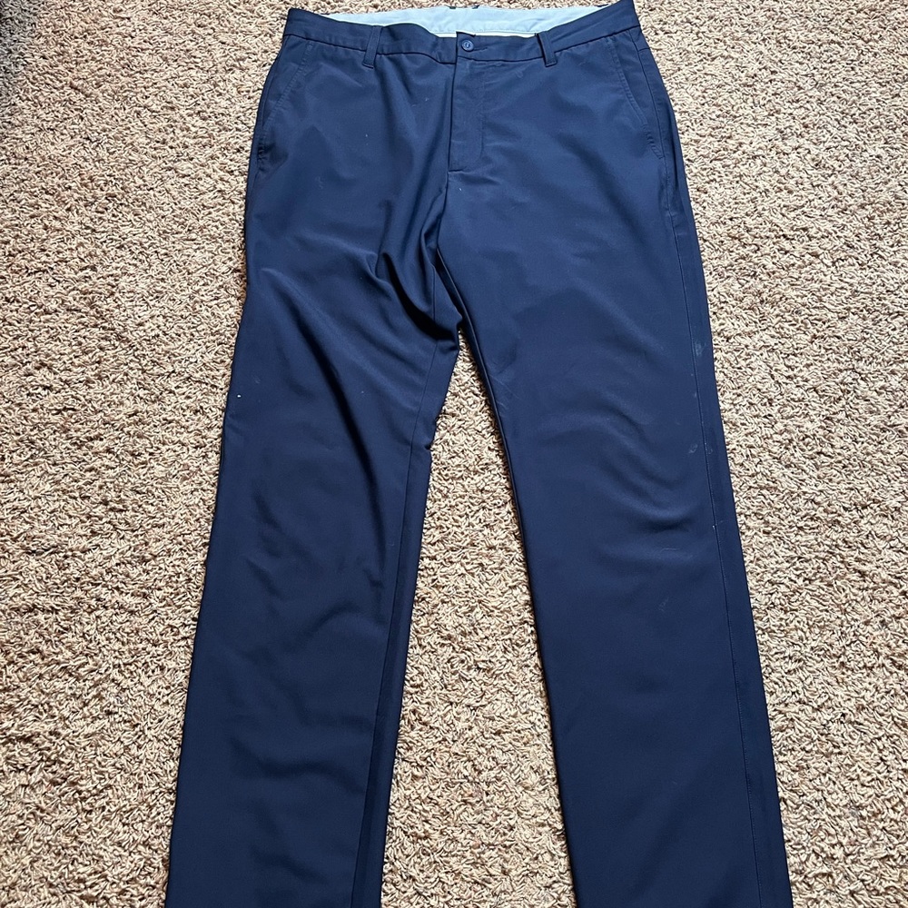 Mens Footjoy Navy Blue Golf Pants Size 34x34 IL:N